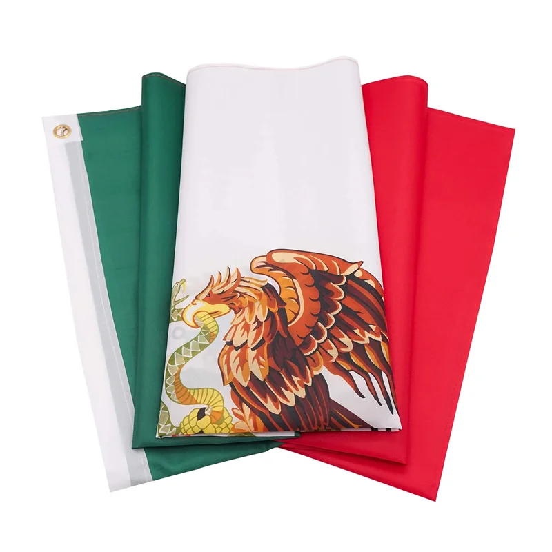 Custom Print Polyester Mexican Flag Honduras El salvador Nicaragua Mexico Flag Banner Custom Size Car Garden Country Flag