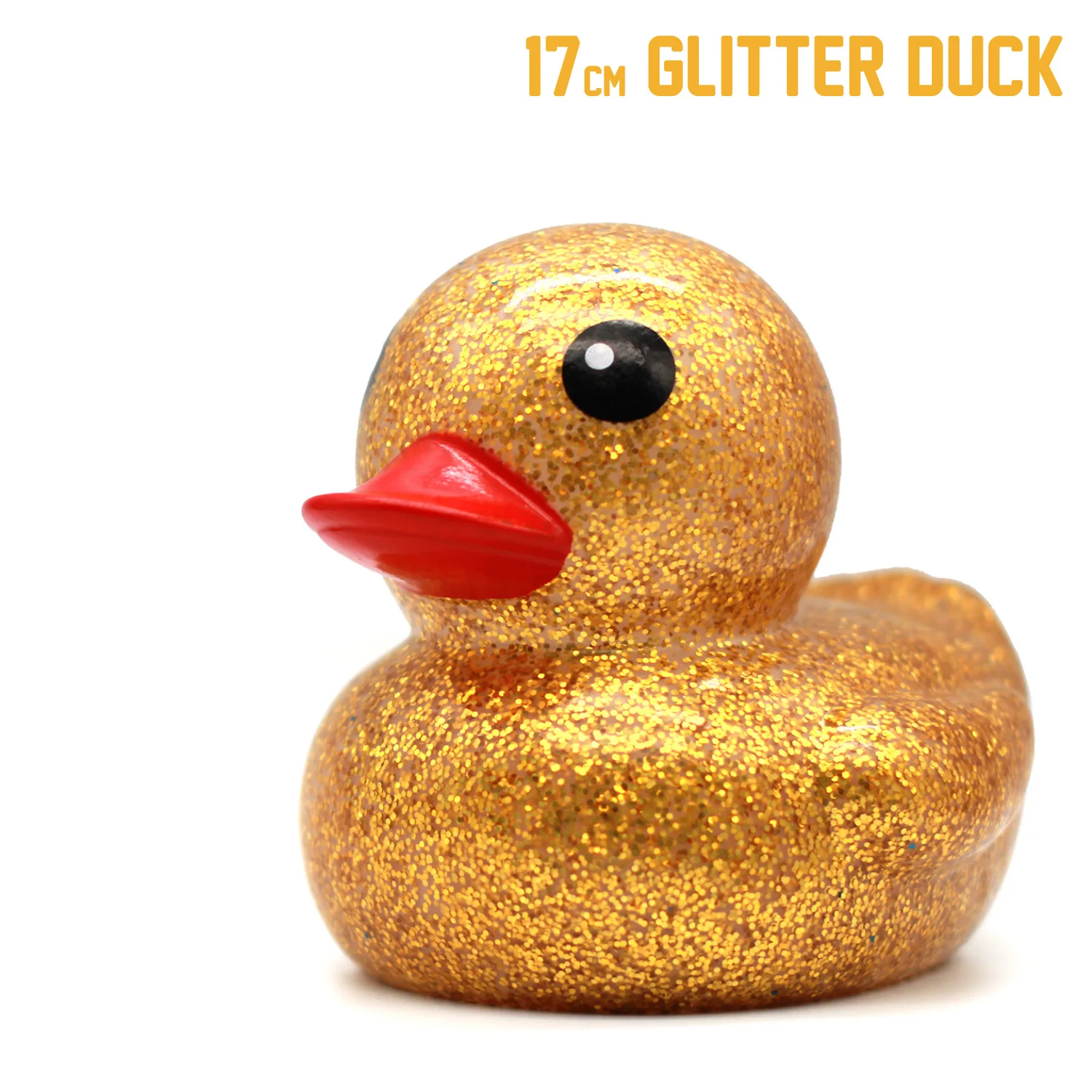 Wholesale New Cute Toys For Kids Baby Bath Duck Toy Promotional Rubber Glitter Duck bath toys for babies