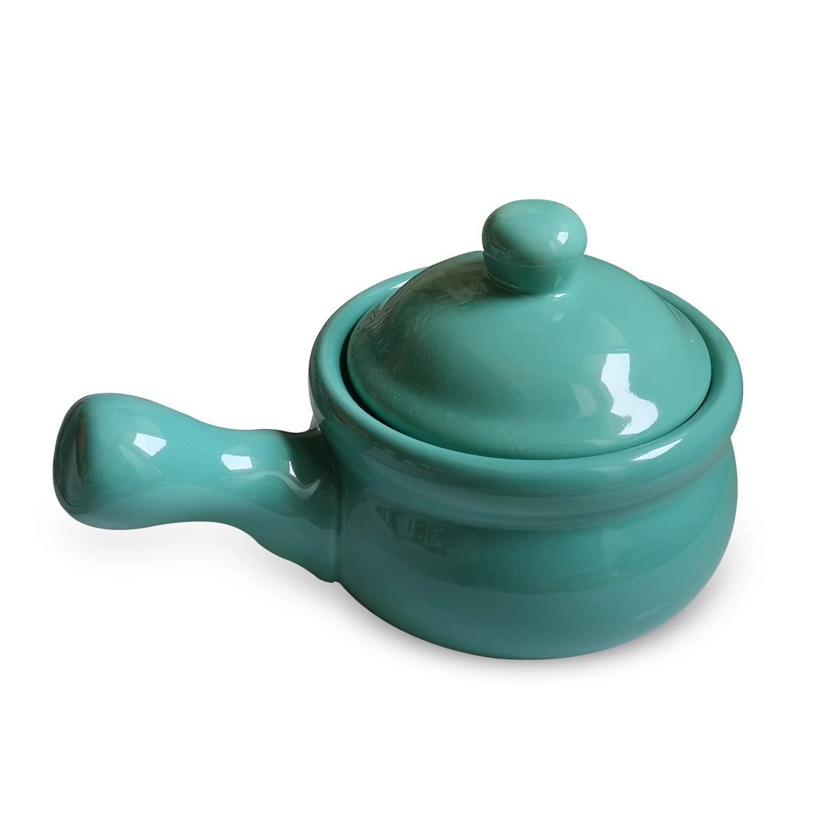 Ceramic Soup Tureen Stoneware hot sale Soup Bowl with Handle Ceramic Casserole with handle
