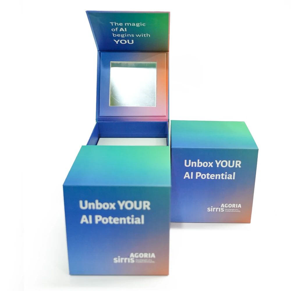 Matt Magnet Luxury Folding Jewelry Magnetic Wedding Packaging Gift Hard Box Full Set Magnetic Closure Custom Box Packaging