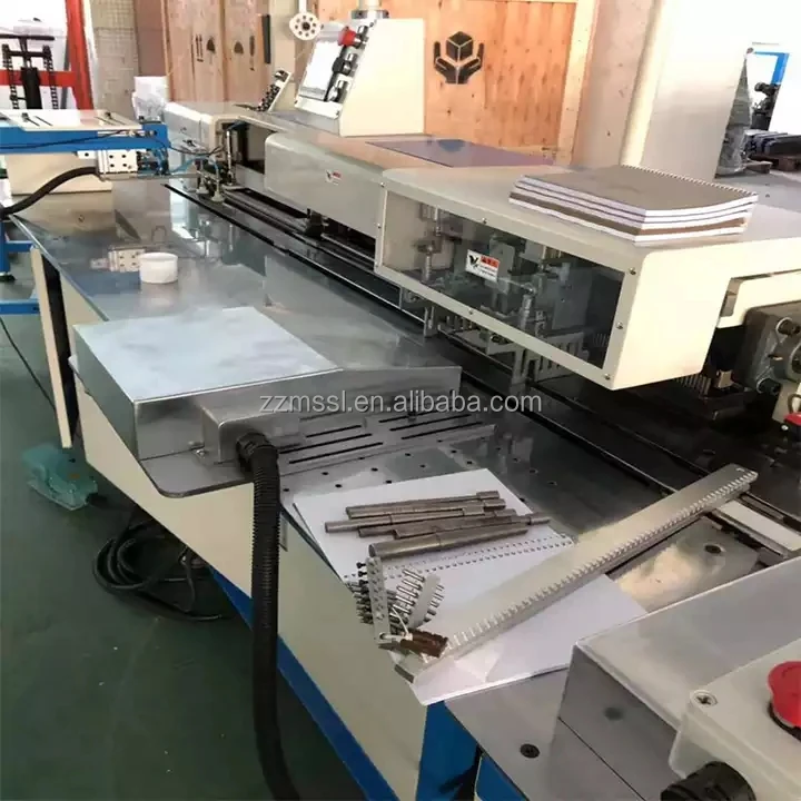 All in 1 Single Wire Forming Book Punching Binding Machine for Notebook/Calendar/Brochure Making Machine