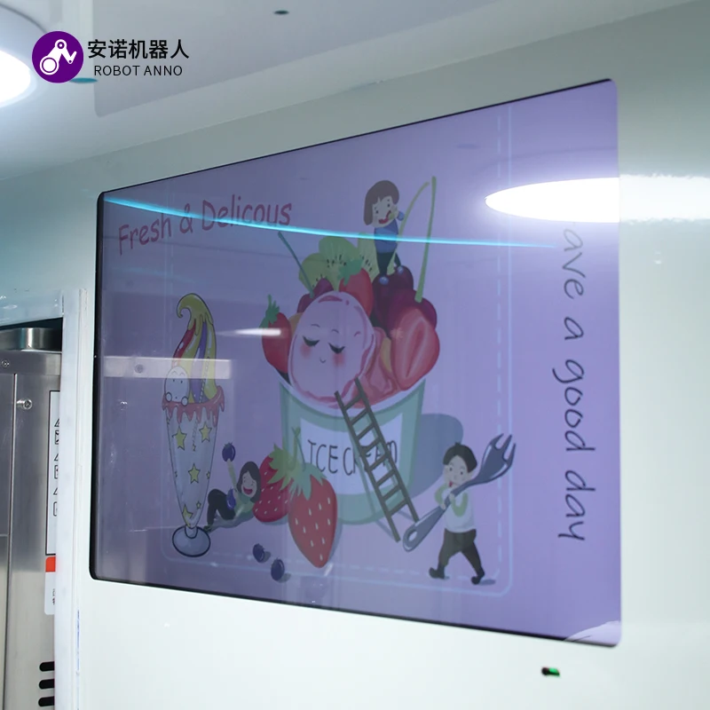 Real time monitoring smart automatic soft ice cream vending machine ice cream machine vending