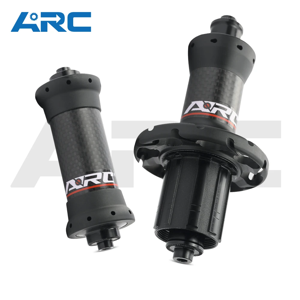 ARC CNC Wheels Bike Hubs V-Brake Carbon fiber RT-035F/RCB  20/24 Hole 36T ratchet 9X100MM 10X130MM Road bicycle hubs