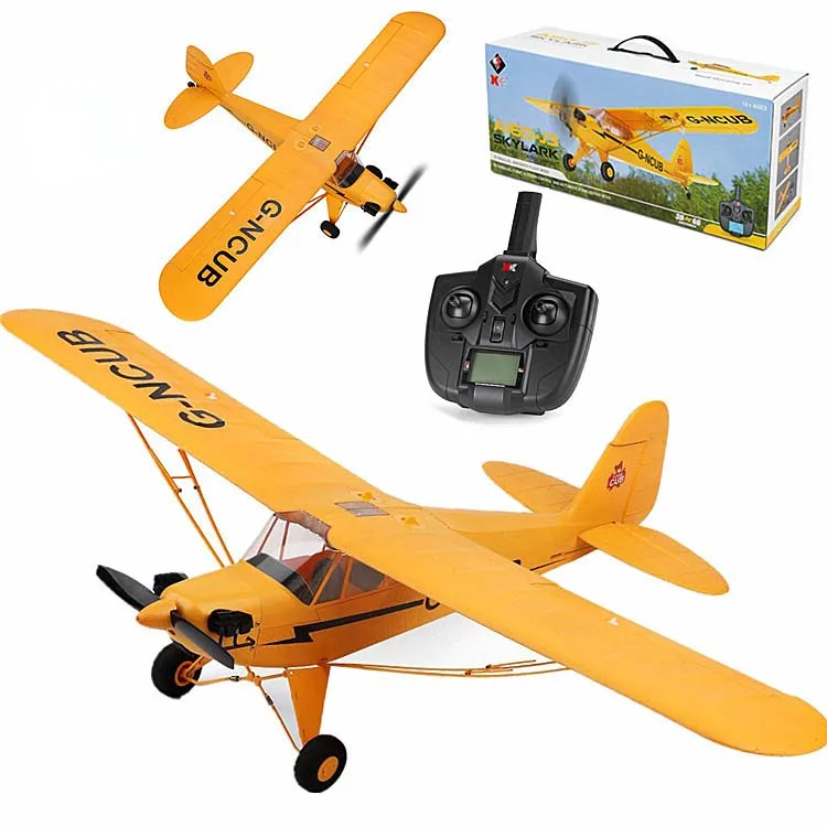 Лидер продаж самолет WLtoys XK A160 J3 RC RTF EPP бесщеточный двигатель из пенопласта система 3D/6 г комплект размаха крыльев 650 мм для взрослых подарок