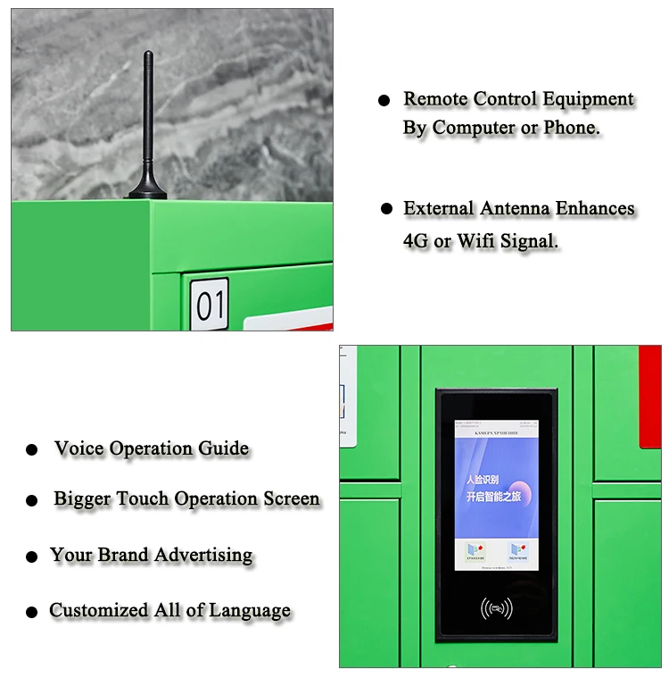 Automatic Electronic Smart Barcode Locker For Supermarket