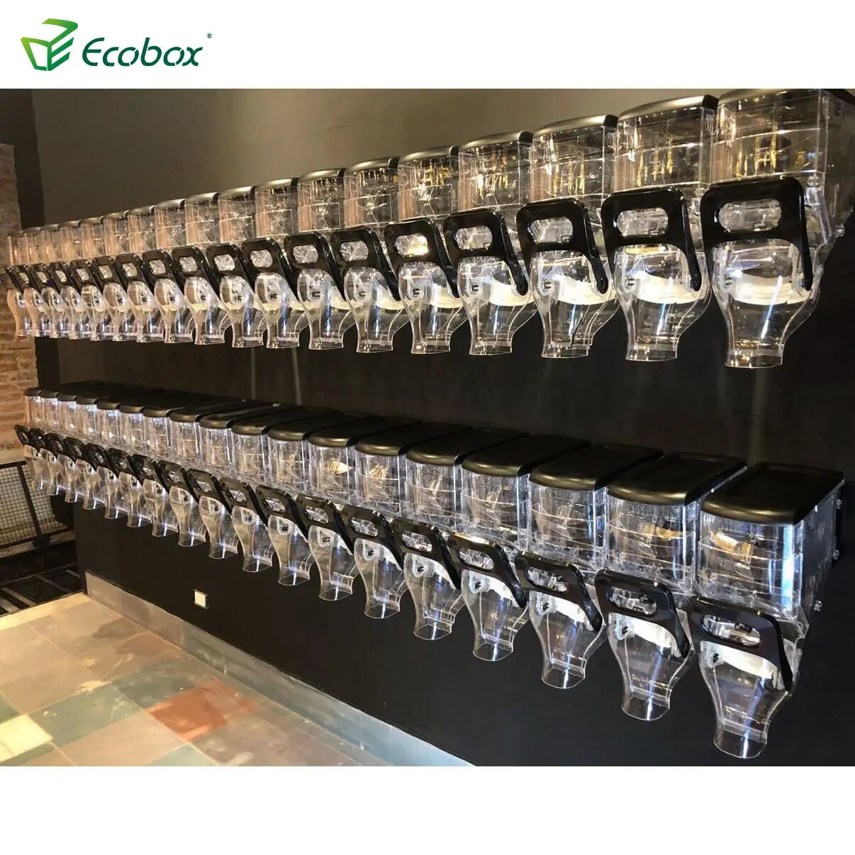  Прозрачный Пластиковый Дозатор хлопьев PCTG без БФА от jiangxi ecobox