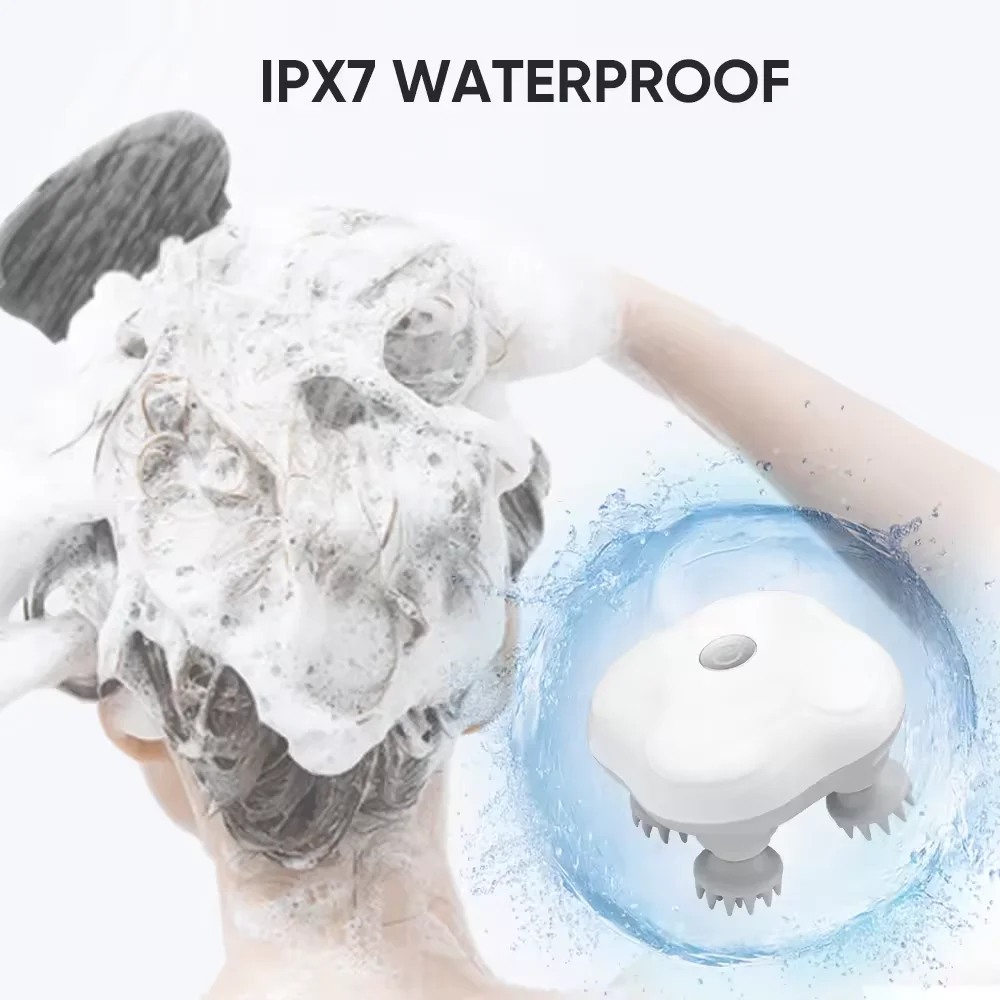 Bathing Waterproofing Electric Head Spa Vibrator for Scalp Care Hair and Head Massager