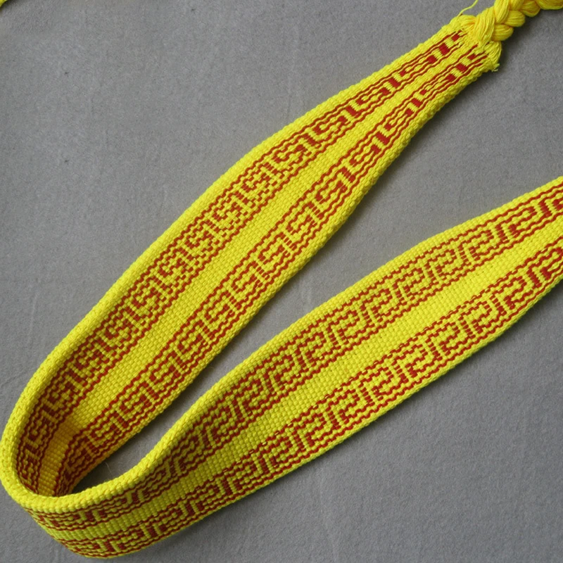 Martial arts wushu belt tai chi woven kung fu cotton belt chinese traditional opera belt for wusheng actor
