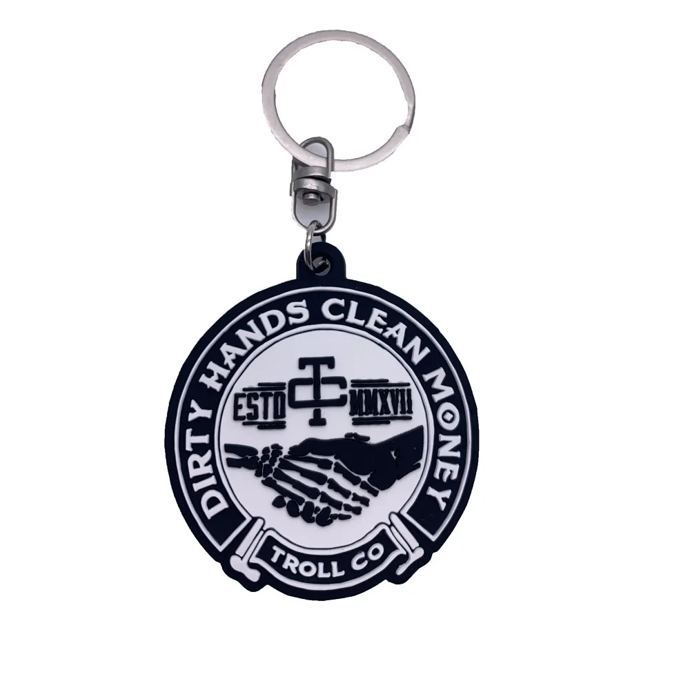 High quality logo designs Rubber patches sew on rubber patches for clothing