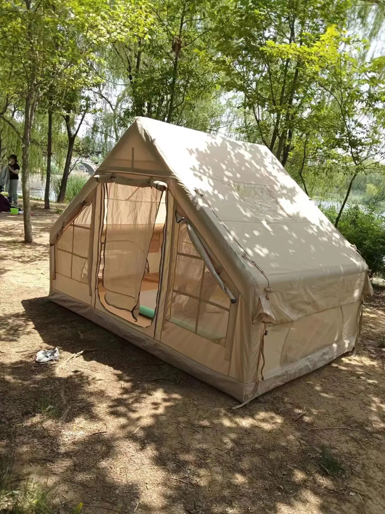 large inflatable camping tent party inflatable event bubble house outdoor camping inflatable tent