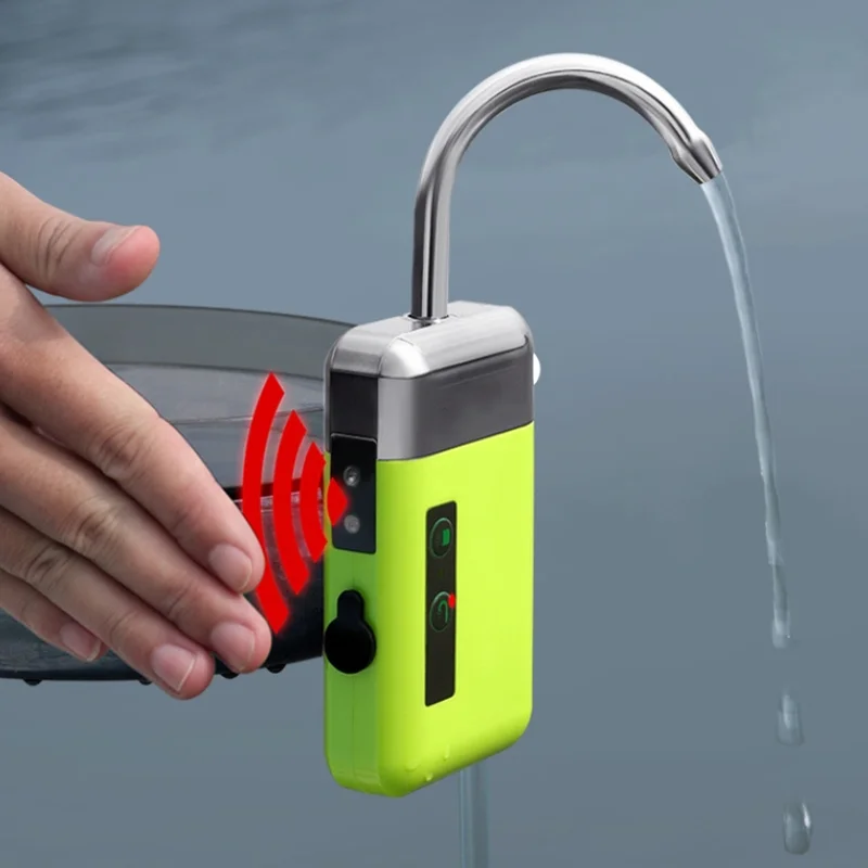 Air Pump Water Pump Oxygen Pump with Sensor Multi-Function Rechargeable Outdoor Fishing Accessories for Fishing Tank