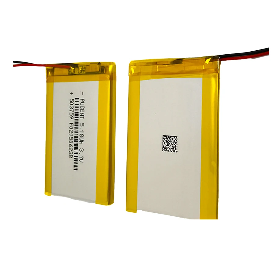 Высокая емкость 503759 37wh 3 7 V 4 11.V 1200mAh lipo аккумулятор