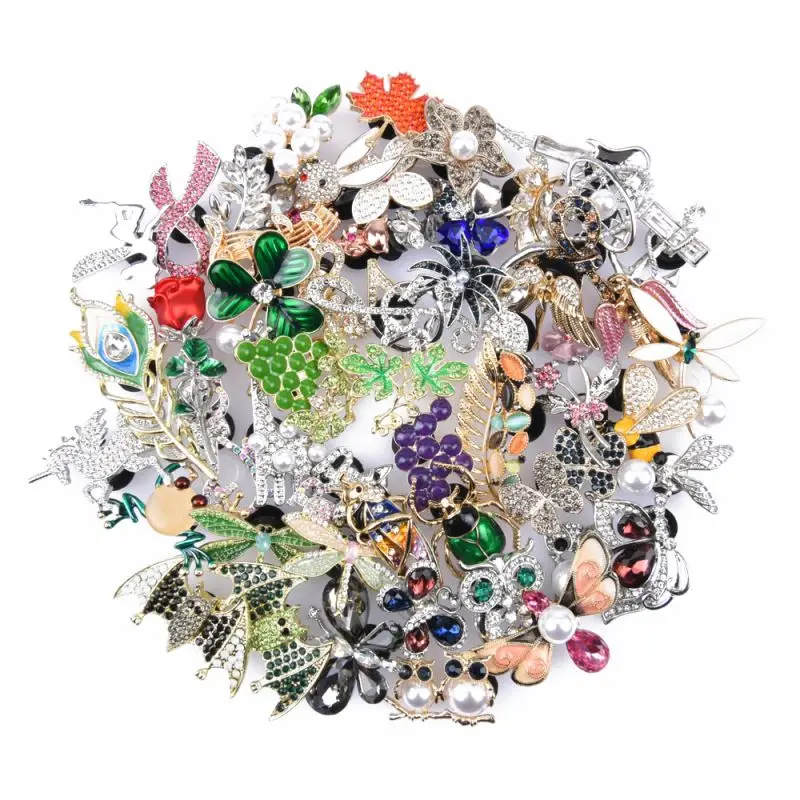 Bling Alloy Rhinestone dragonfly rose insect owl for clog designer shoe charms shoes decoration ornament Xmas gift