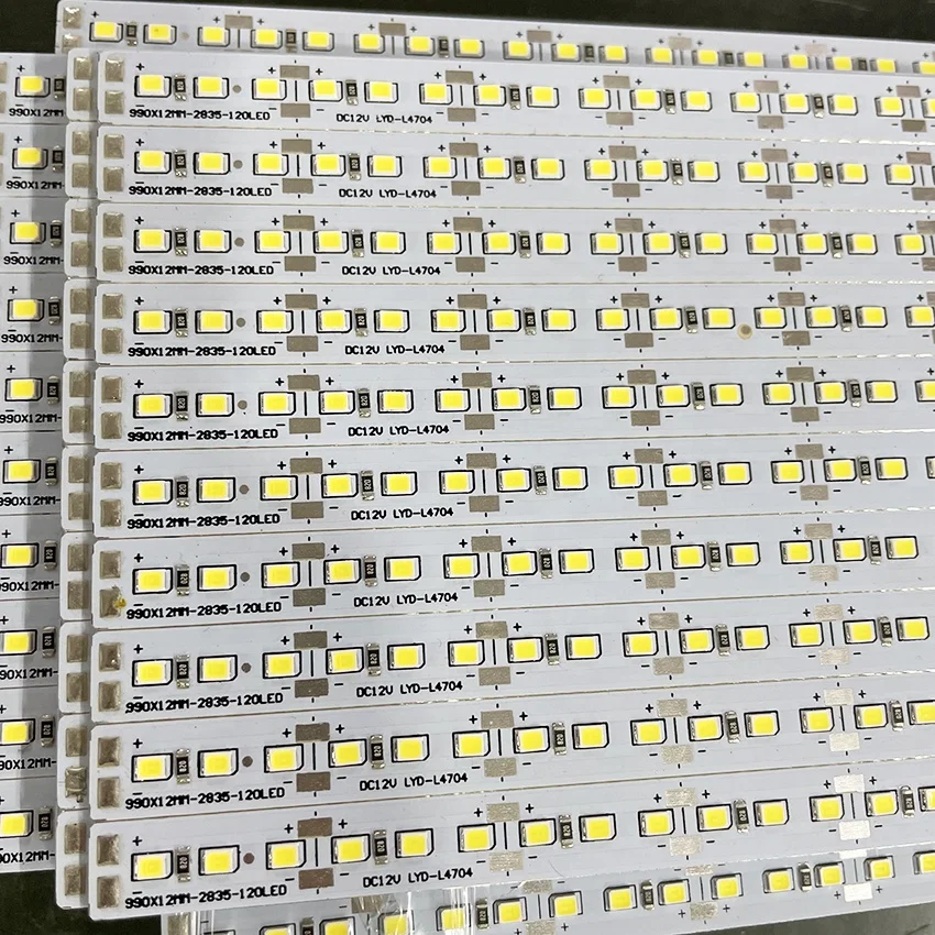 12v 24V smd 2835 120d полка шкафа дисплея светодиодная жесткая световая лента