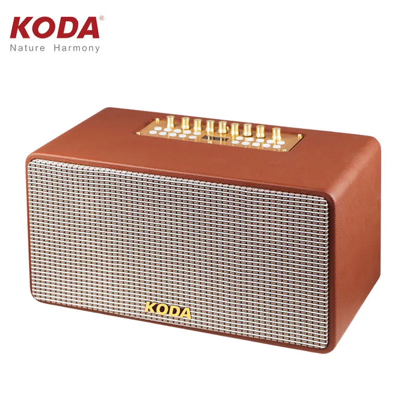 KODA Speaker Sound Equipment Amplifier Speaker Wireless Connected Vintage Speaker With Reverb For Home Party
