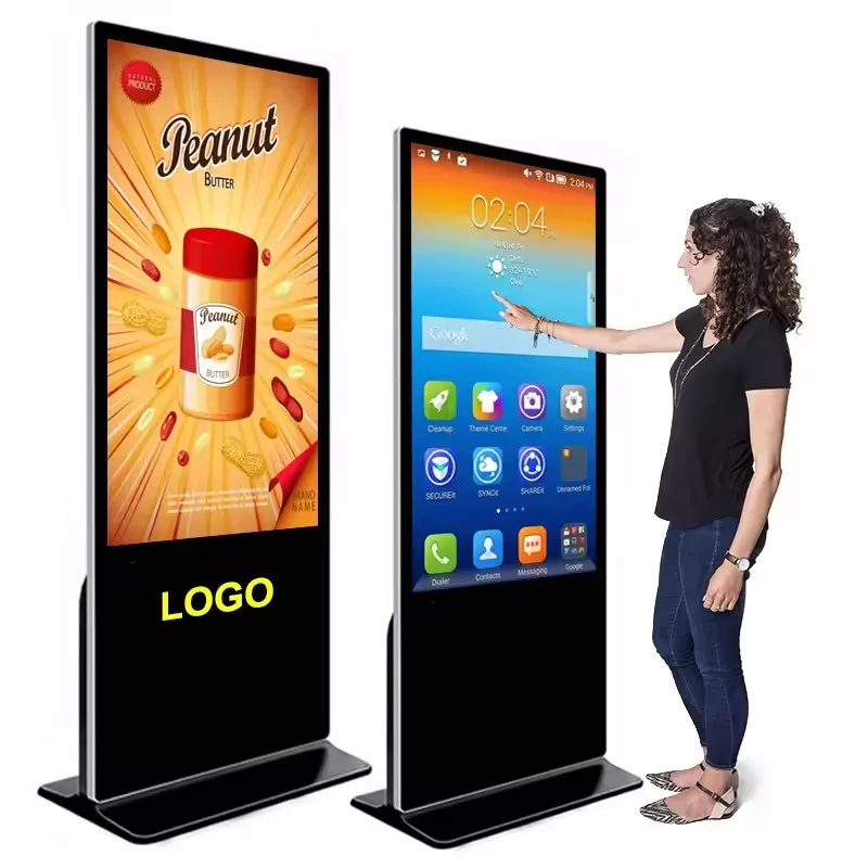 Hot-selling floor standing indoor lcd display screen digital signage HD touch screen lcd screen display