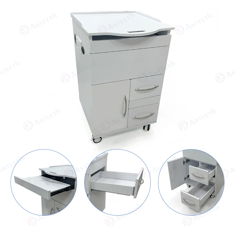 Mobile Trolley Cart Dental Stainless Steel Medical Clinic Furniture Oral Scanner Cabinet Dental Clinic Cabinets