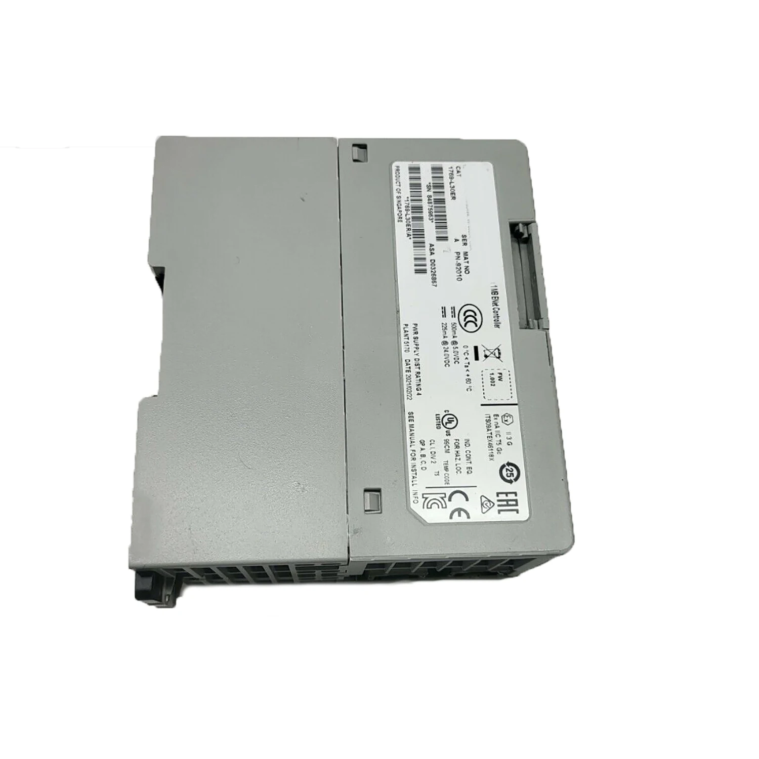 100% абсолютно новый 1769-L30ER-NSE CompactLogix 1 MB без крышки контроллер 1769-L30ER-NSE-CC 1769-L31 PLC 1769L30ERNSE