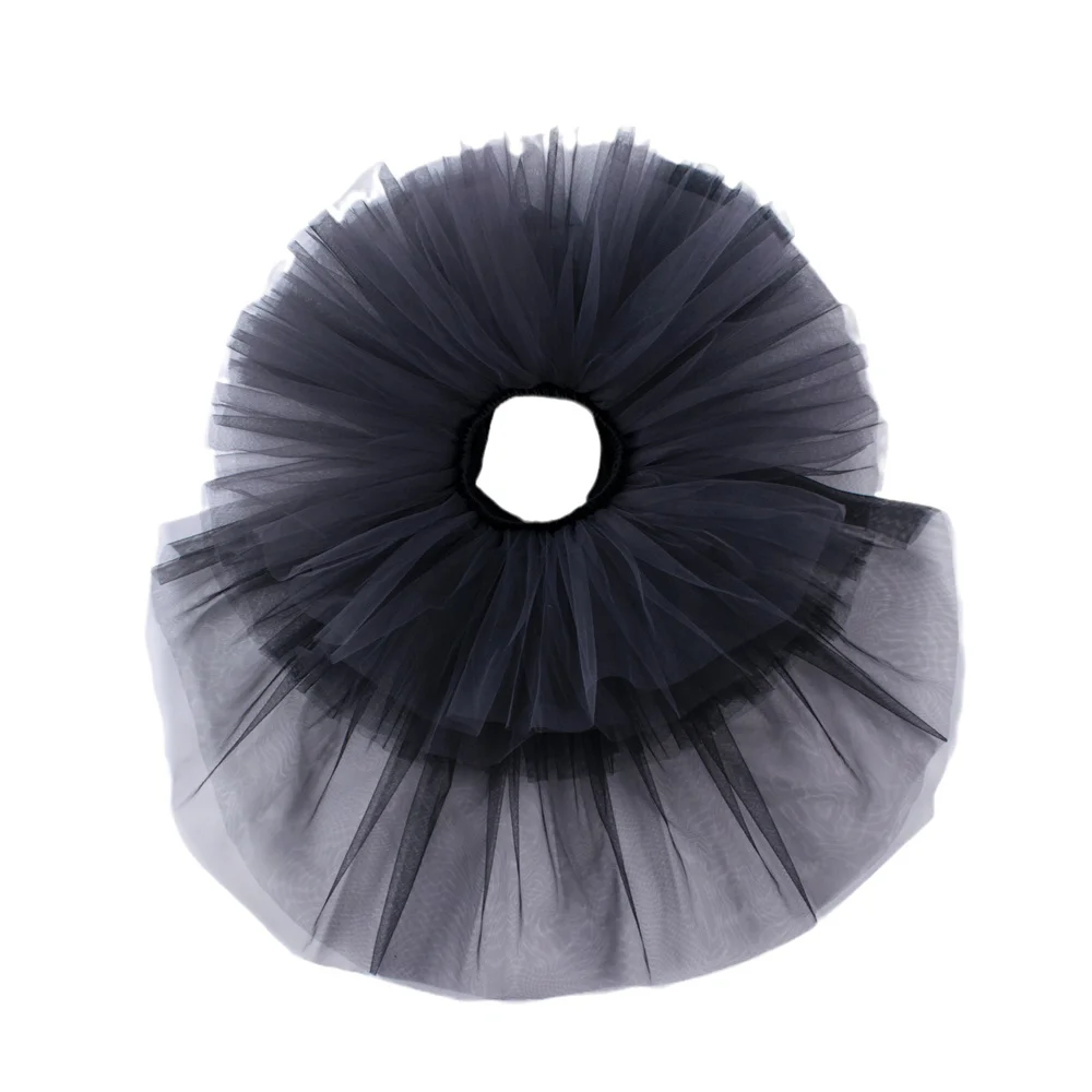 Spring Baby Girls Tutu Cake Skirts Elegant Ruffles Long Girls Elastic Waist Party Lace  Mid-Calf Tulle Skirt 2-8YsY