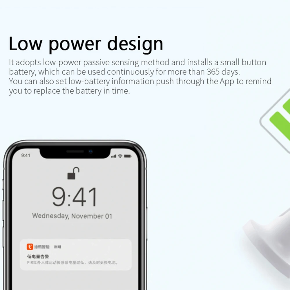 Tuya Motion PIR Sensor Detector Movement WIFI Sensor Smart Life APP Wireless Home Security