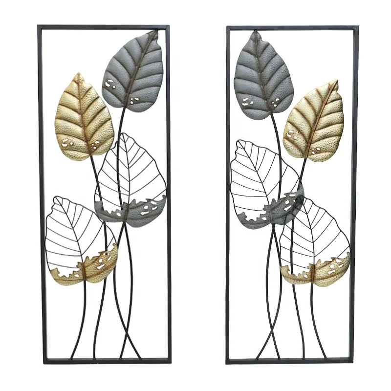 Metal Wall Art Decor European Handicraft Hanging Iron Luxury Wall Frame Home Decor Accessories