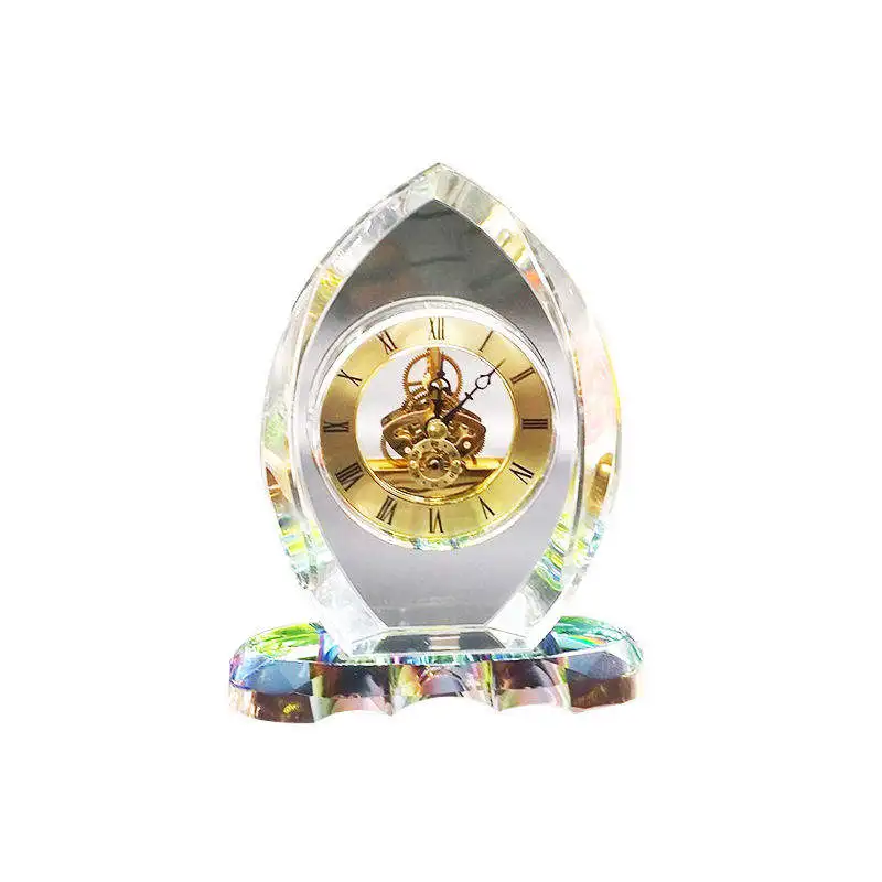 Dexi Hot Sale Wholesale Small Crystal Table Clock Electronic Clock For Lover And Girl Present clock