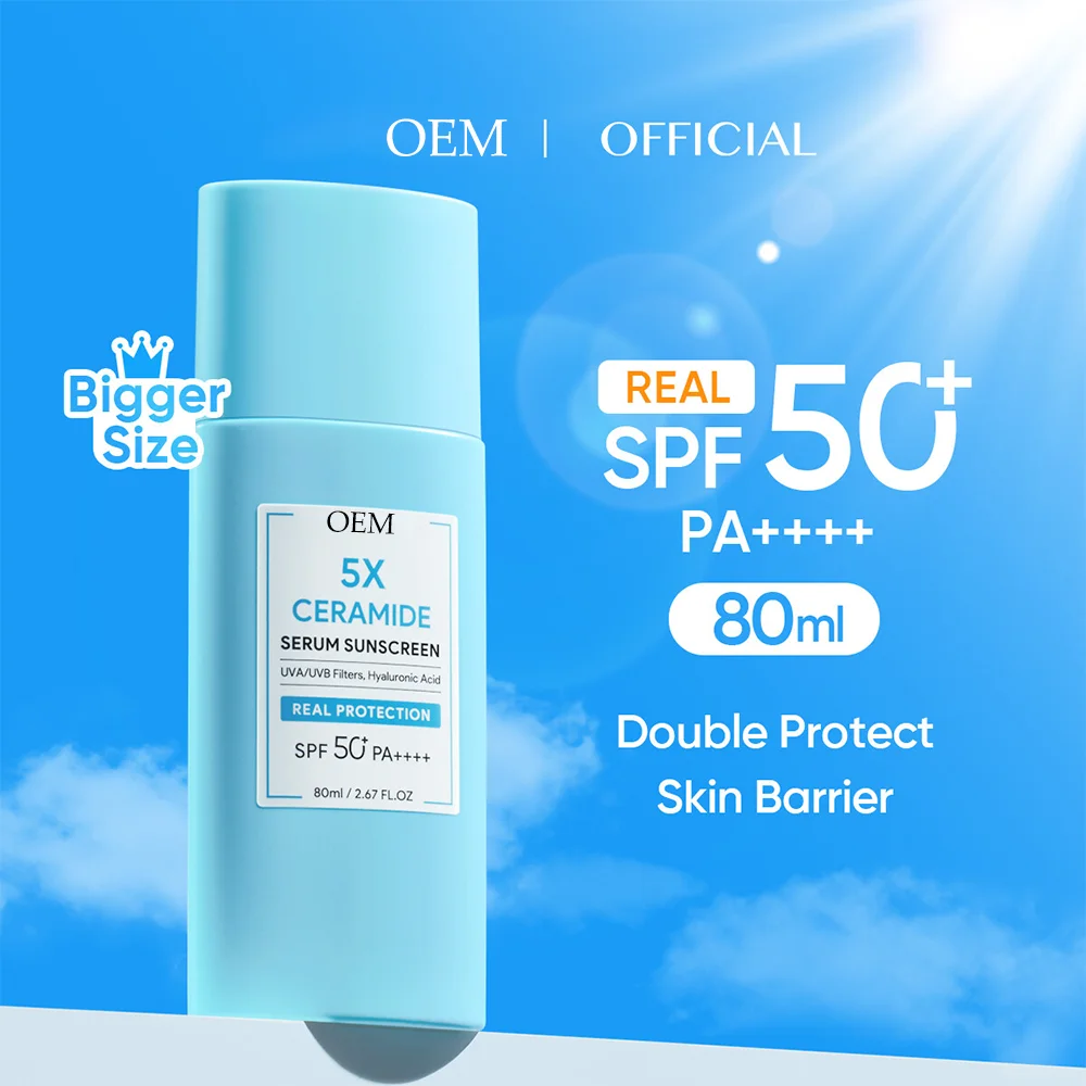 OEM солнцезащитный крем 5X церамидная сыворотка Солнцезащитная палочка SPF50 PA ++++ уход за кожей для кожи
