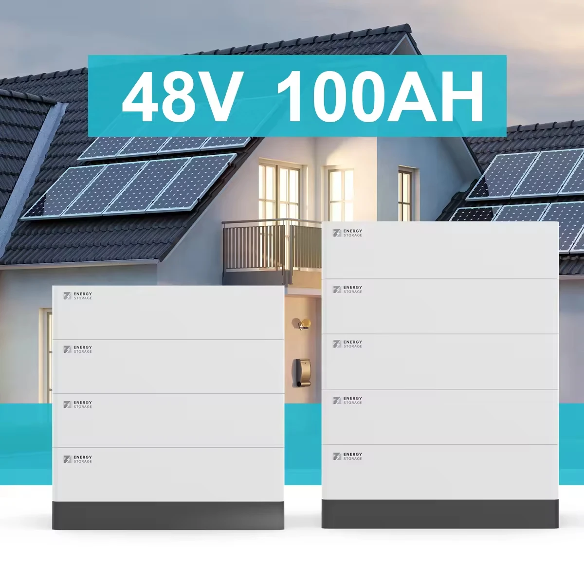 Beny 5.22kwh 51.2V 102ah Stackable 48v Lifepo4 Energy Storage Battery Solar Power Station For Home Use