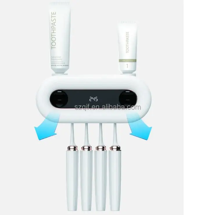 USB Large Capacity Toothbrush Slot UV Disinfection Storage Box Storage Rack Household Intelligent Toothbrush  Sterilizer
