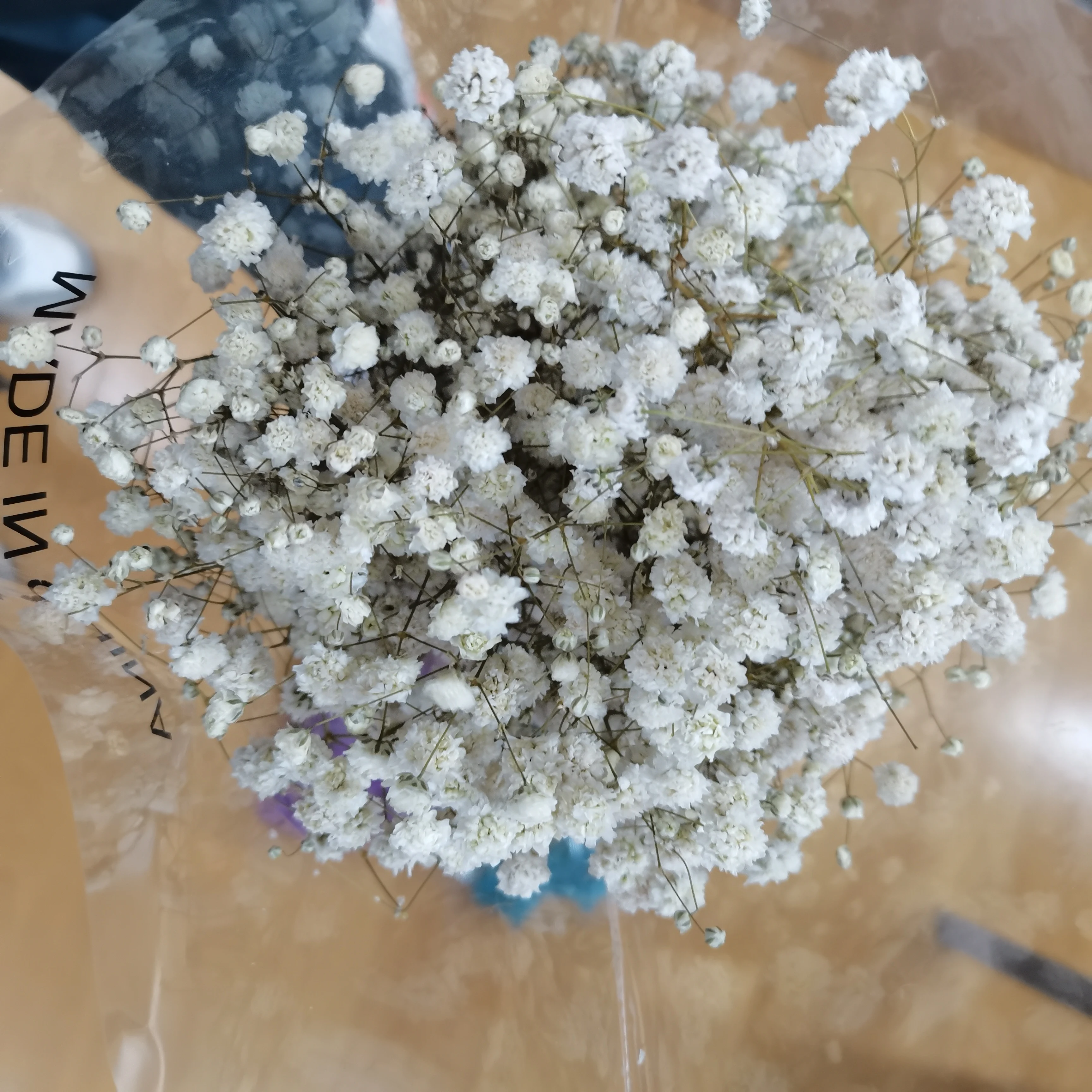 Сушеные цветы H05269, свадебное украшение, букет сохраненных цветов, дыхание ребенка