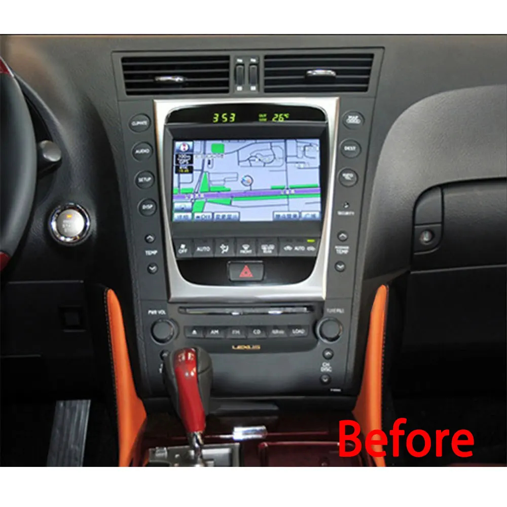 Android10.0 car dvd for LEXUS GS 300 350 460 2006 - 2011 with 12.1 inch Capacitive Screen/ GPS/WIFI/4G