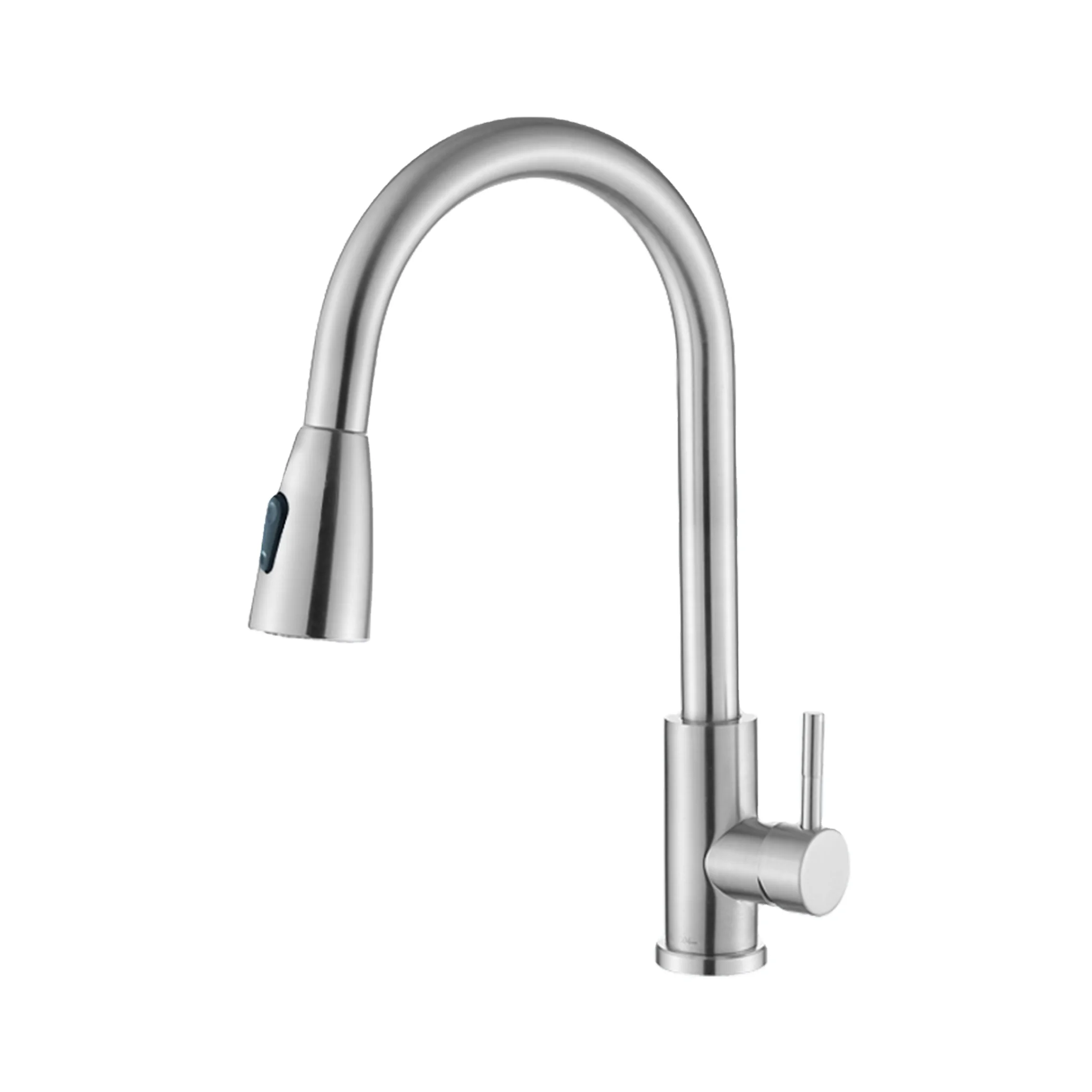 High Quality Multifunction 360 Rotating Water Saving Aerator  Kitchen Faucet Brushed Pull Out Brass Faucets