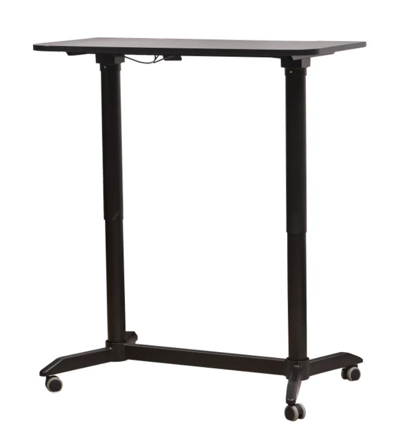 
Two Legs Ergonomic Gas Lift Standing Pneumatic Height Adjustable Office Desk Working Table 