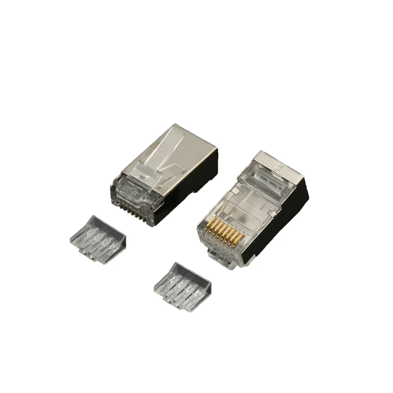  EXW высокого качества Cat6A изогнутый разъем RJ45 с