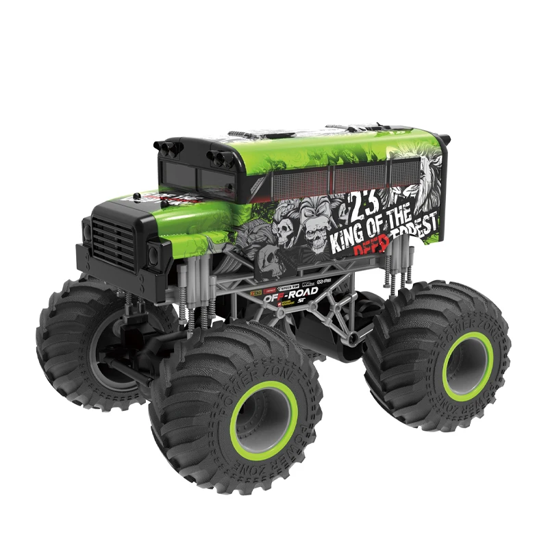 High Speed Kids 2.4G Scale 1:16 Off Road Vehicle Big Wheel Building Block RC Car Toy