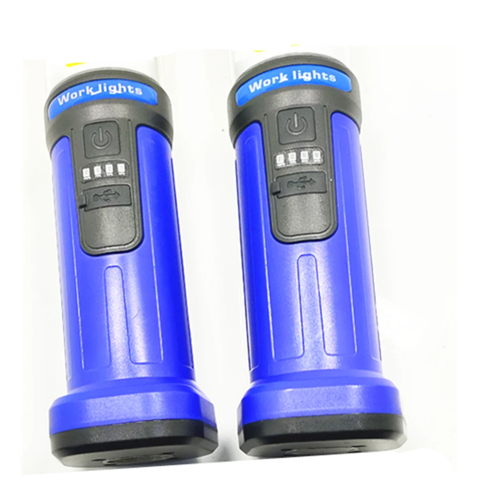 Portable Inspection Work Lighting Rechargeable Magnetic COB LED Slim Led Work Lamp For Car Repair USB Led Work Light