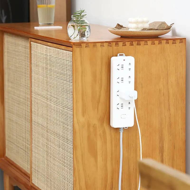 Self-Adhesive Power Strip Holder wall mount power strip surge protector Punch Free Plug-in Wall Socket Sticker Fixer
