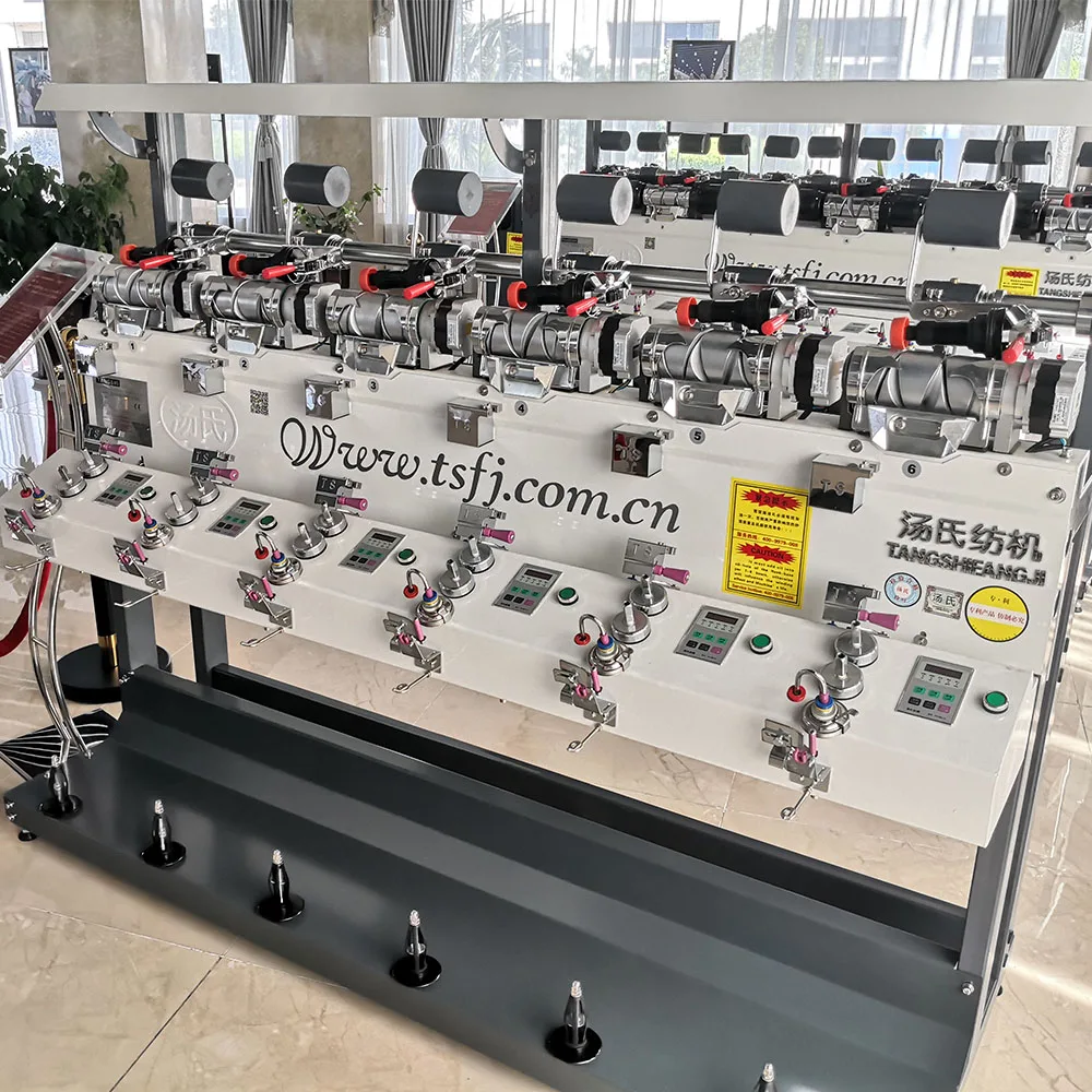 
high speed grooved drum filament bobbin winder / winding machine with feeding system 