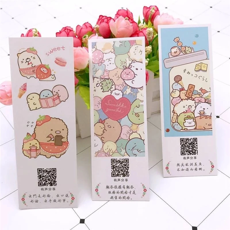 Custom Anime Demon Slayer Kimetsu No Yaiba Bookmarks Message Card Book Notes Paper Page