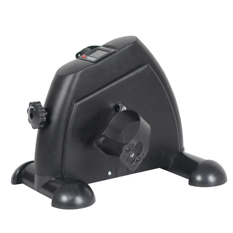 Mini Exercise Bike Under Desk Bike Pedal Exerciser Portable Foot Cycle Arm & Leg Peddler Machine with LCD Screen Display