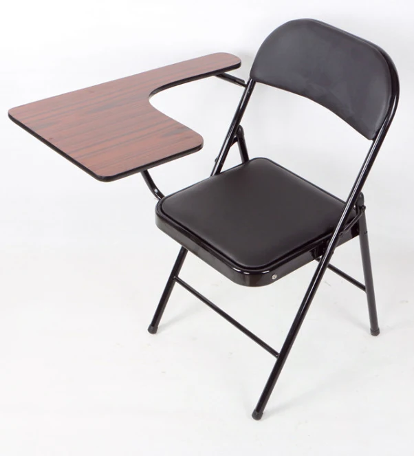 Student Metal Folding Study Chairs with Writing Pad Furniture Manufacturer