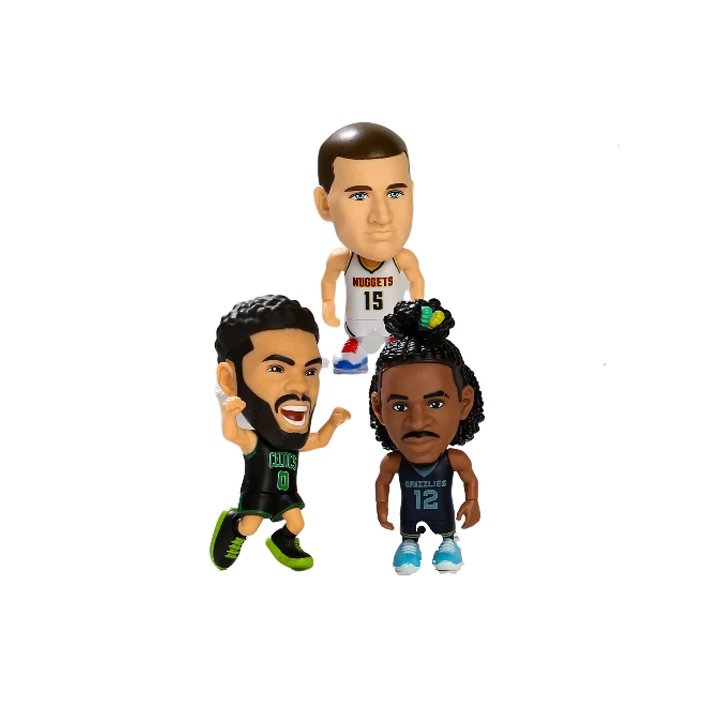 Custom PVC Plastic Crafts Soccer Football Player Bobble head Doll Figurines For Athlete Souvenirs