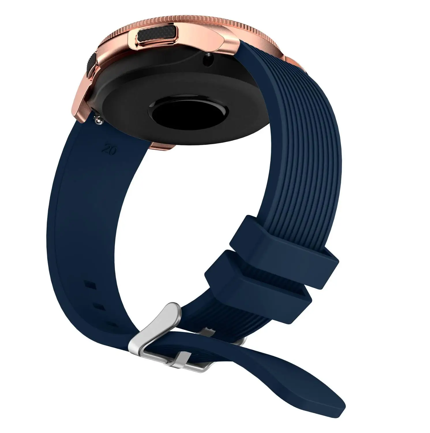 High Quality Silicone Straps Wristbands Fashionable Pure Color Watch Strap Replacement  20mm 22mm Watch Band