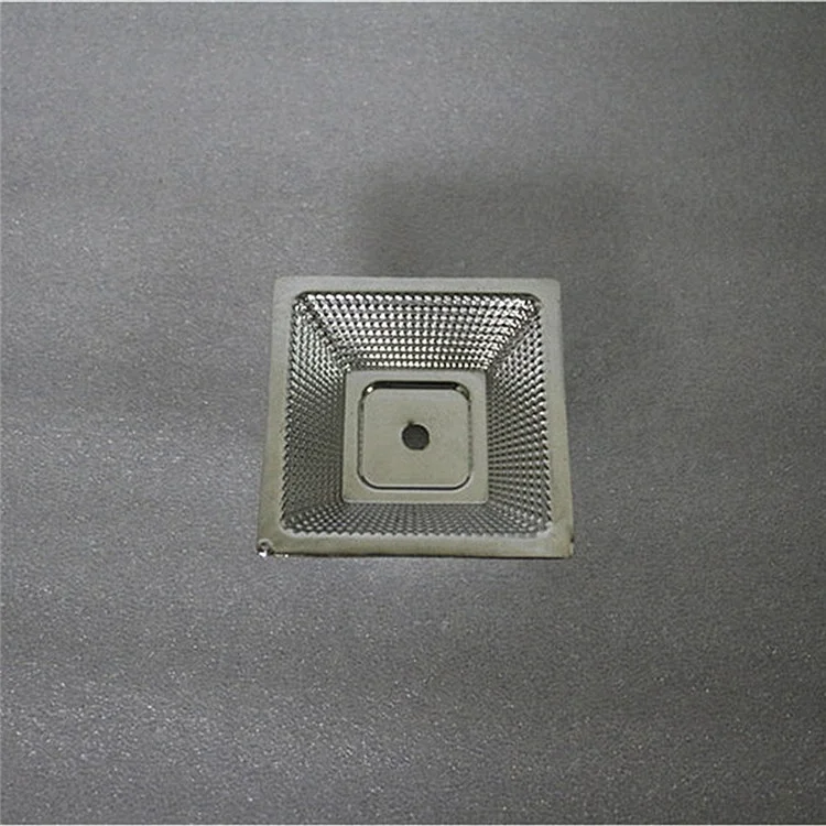 90% Reflectivity Square 1060 Aluminum Light Reflector Cup Led Reflector Cup Suitable For Ceiling Lamp Spot Lights Cast Lights