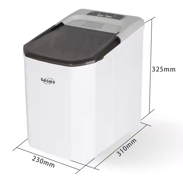 Hot Summer Sales Durable Portable Free-Standing Freestanding Freezer Small Pellet Bullet Ice Maker Cube Shaped Ice