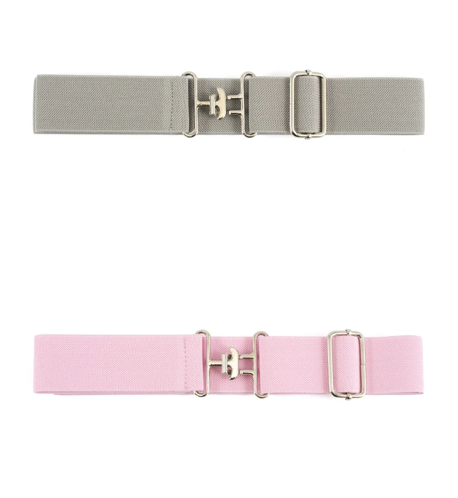 Customized design outdoor military elastic web canvas for women horse riding equestrian fabric belt style casual fashion