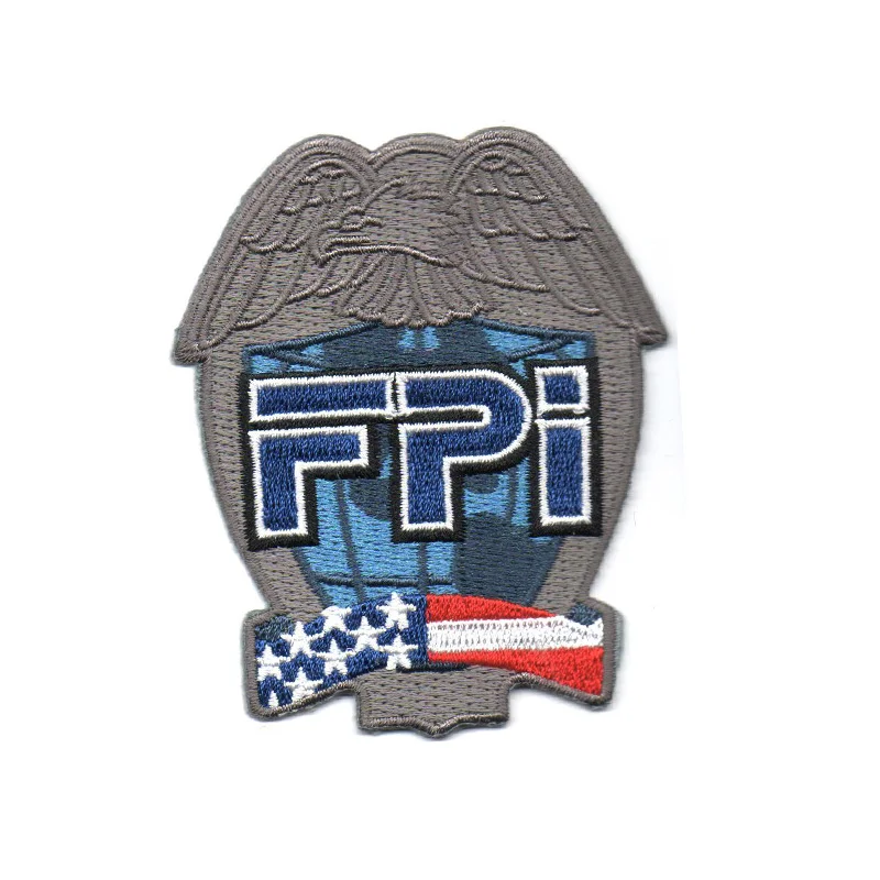 OEM Products FPI Design Security Services Security Embroidered Patch Guard Badge For Uniform