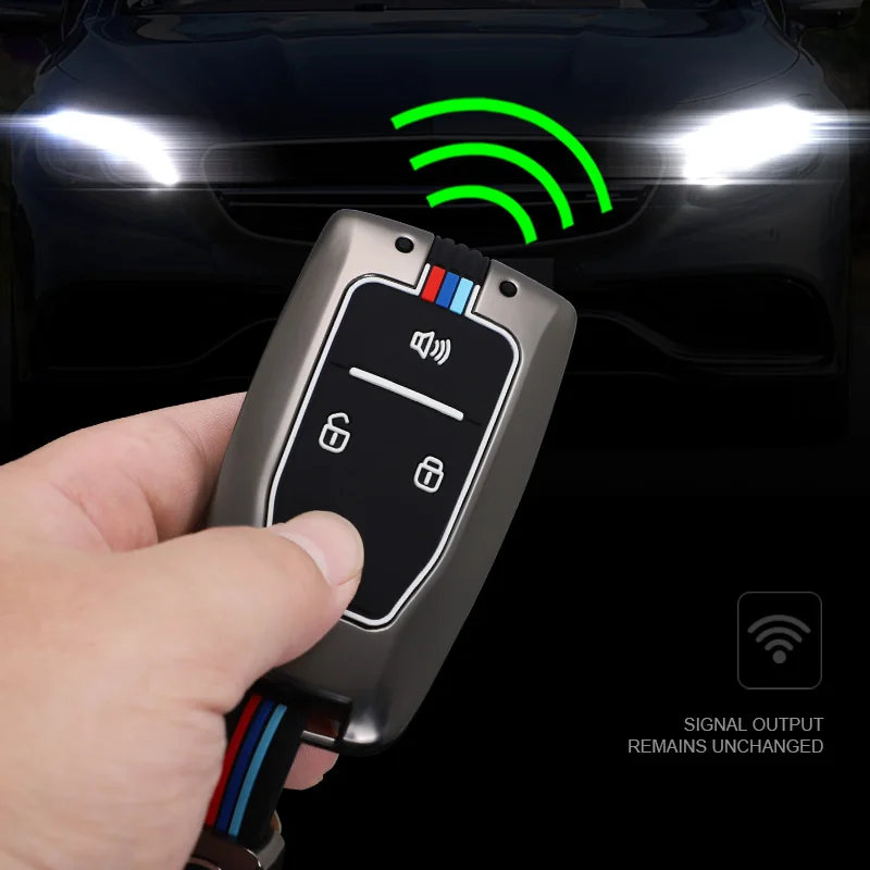 Car Accessories Zinc Alloy Car Key Cover Remote Keyless Key Fob Protector Fit for JAC Motor