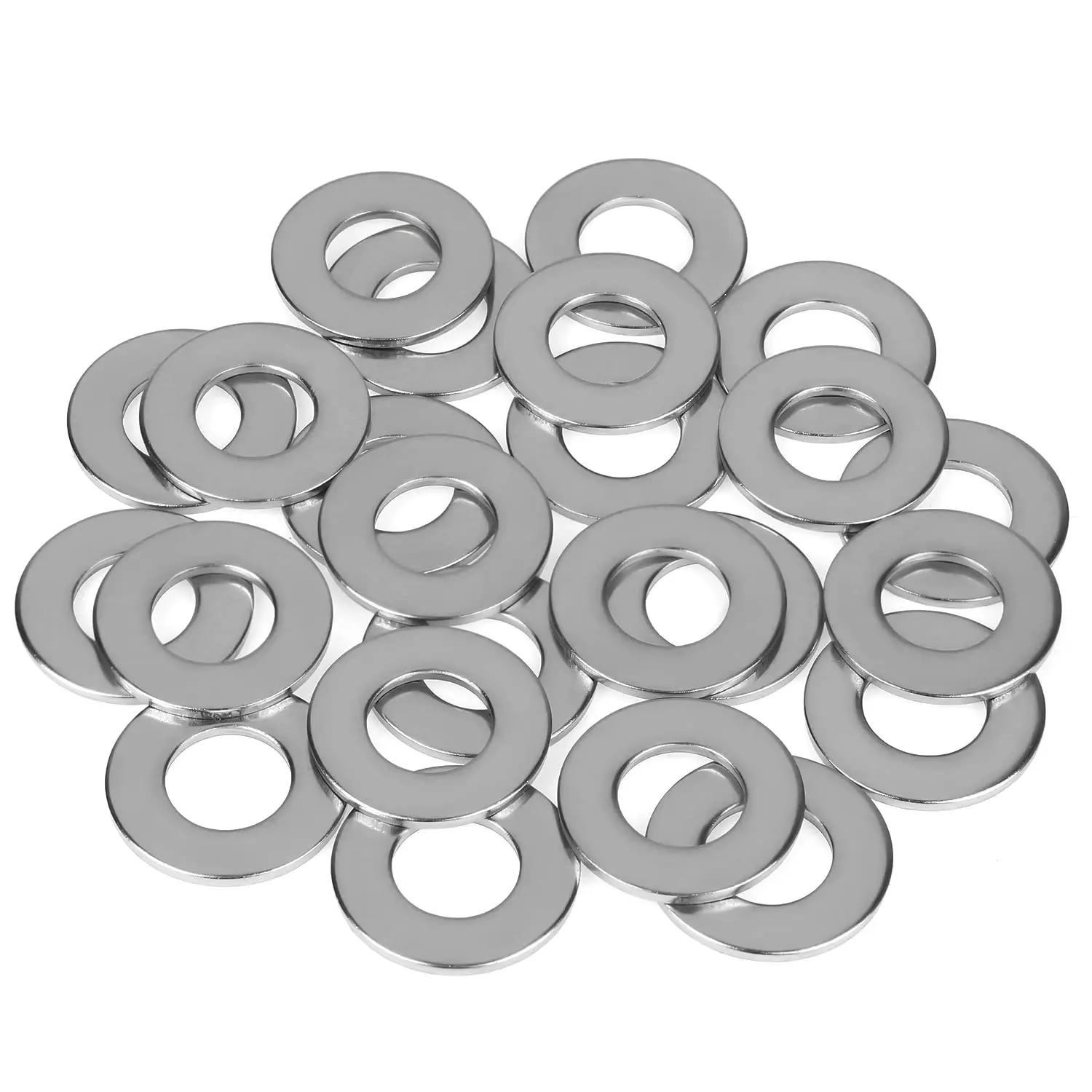 M2 M3 M4 M5 Metric/Imperial Din125 Plain Washer Round Flat Gasket Spacer Gr5 Grade Flat Washers or 304 Washer