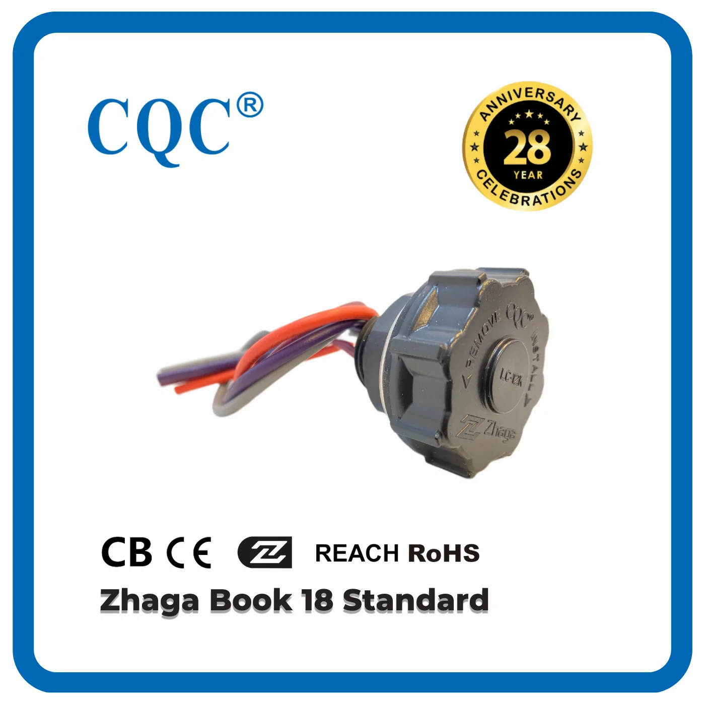 LC-12R Zhaga Book18 4-контактный разъем гнездо